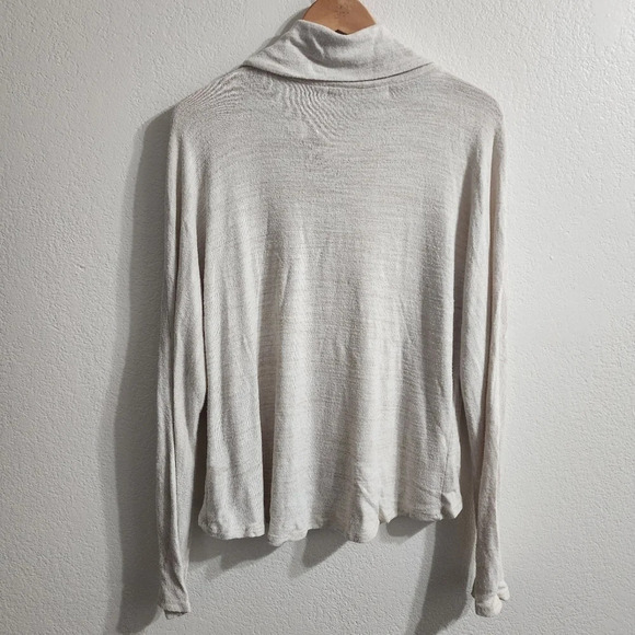 MICHAEL STARS Cream Cowl Neck Long Sleeve - Picture 3 of 7